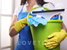 Hook and Loop Housekeeping Apron